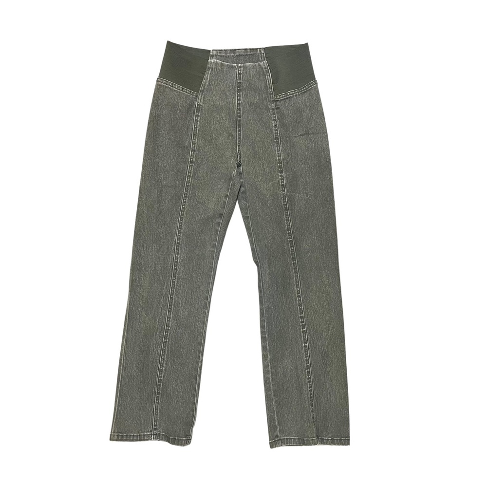 DG2 high rise pull on elastic panel jeans